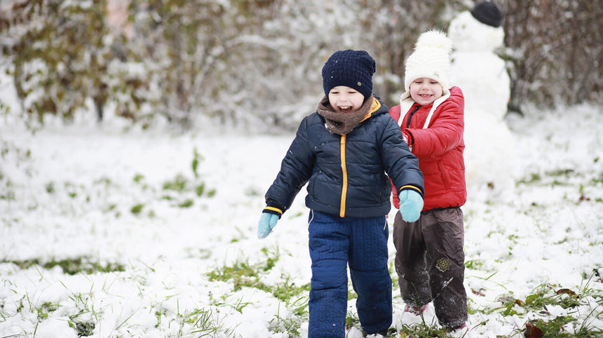 Bambini nella neve