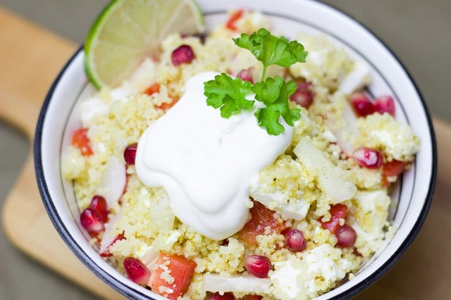 cous cous con melograno